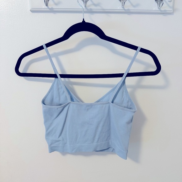 Garage Baby Blue Crop Top - Picture 2 of 2